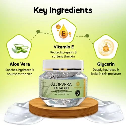 Alternative view of Aloe Vera Facial Gel (100g) - Hydrate, Refresh & Rejuvenate Skin