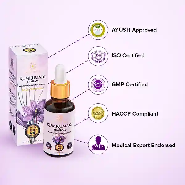 Kumkumadi Taila Face Glow Oil ,Kumkumadi Taila Oil, kumkumadi taila oil for youthful skin