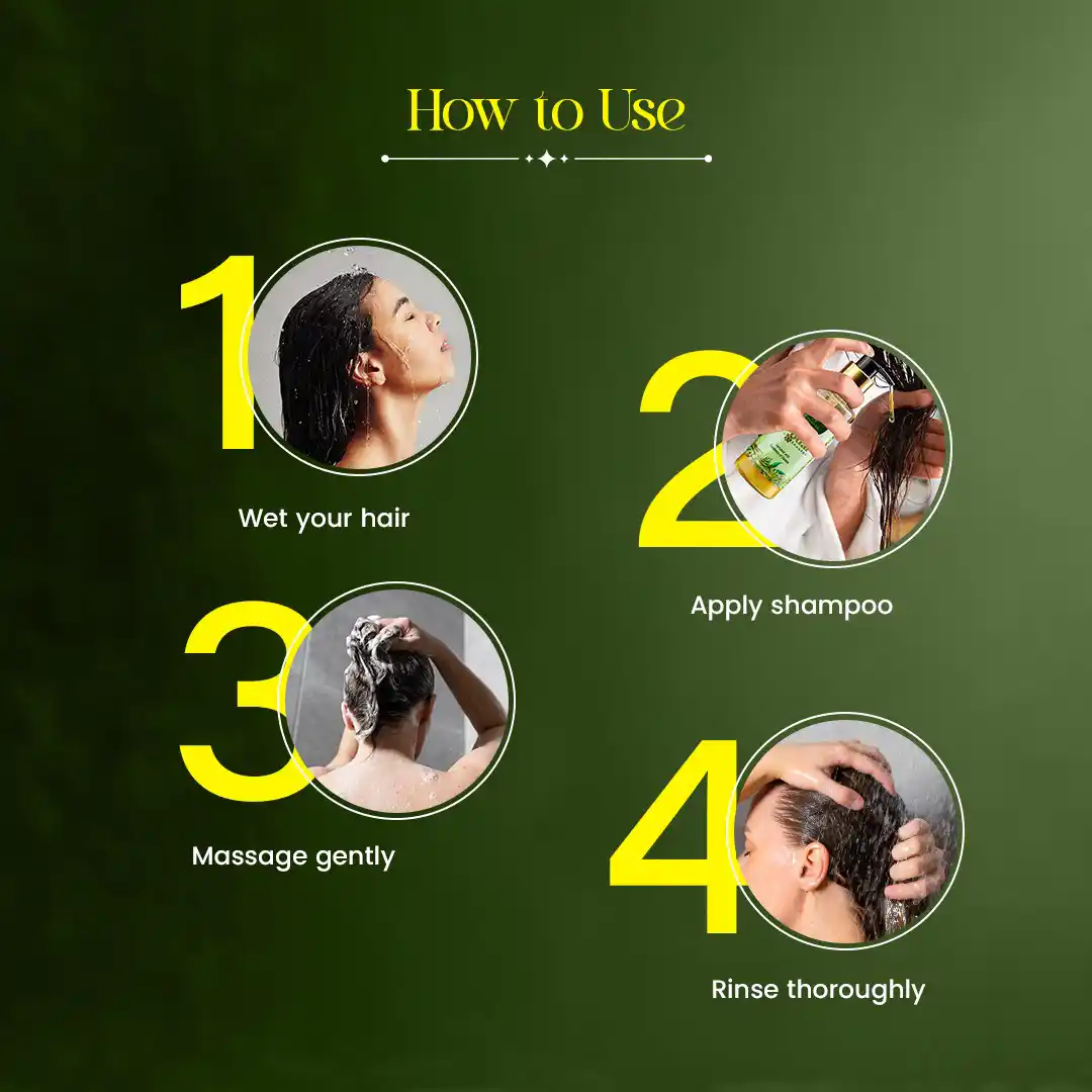 Deodar Hair Shampoo - Hair Growth & Scalp Health Naturally