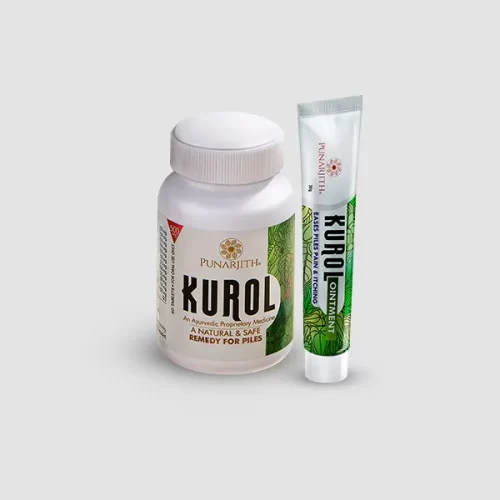 Kurol Tablet & Kurol Ointment Combo Natural Ayurvedic Care for Piles Pain Relief and Healing