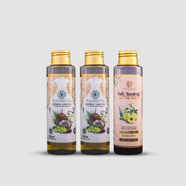 herbal hair oil and antidandruff oil- Removes dandruff and Reduces hair fall
