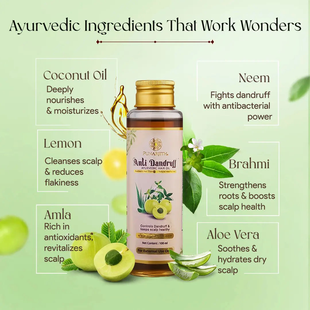 PUNARJITH ANTI-DANDRUFF OIL
