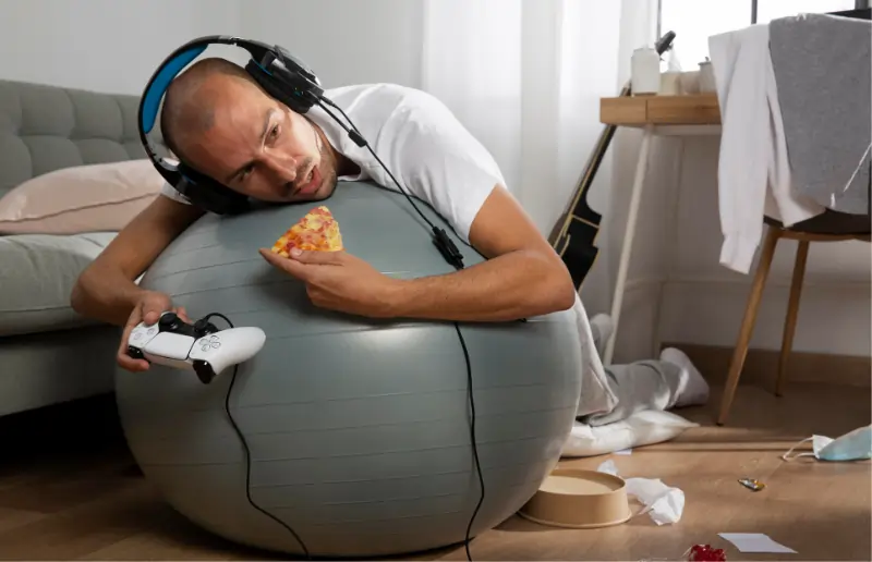 Sedentary lifestyle leading to high cholesterol in young adults