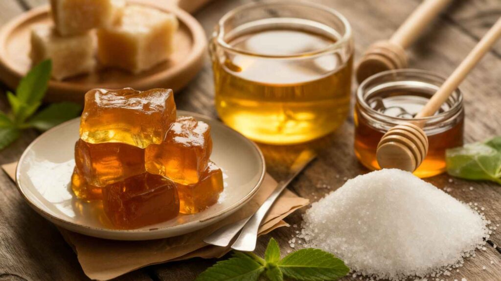 Jaggery vs Sugar vs Honey vs Stevia