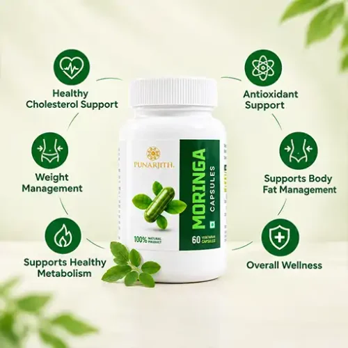 Moringa Capsule – Ayurvedic Support for Cholesterol & Weight Management