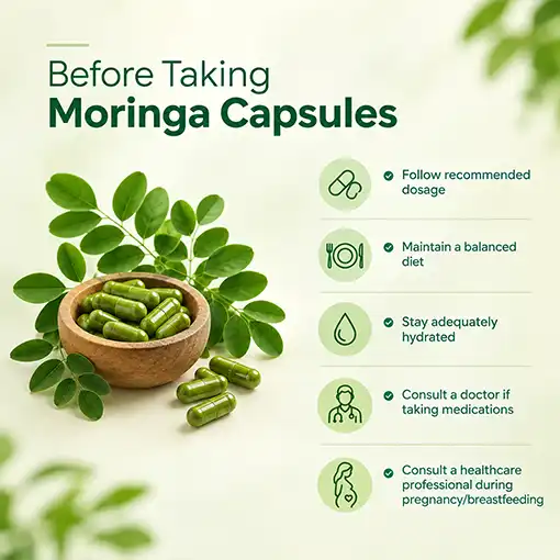 Moringa Capsule – Ayurvedic Support for Cholesterol & Weight Management