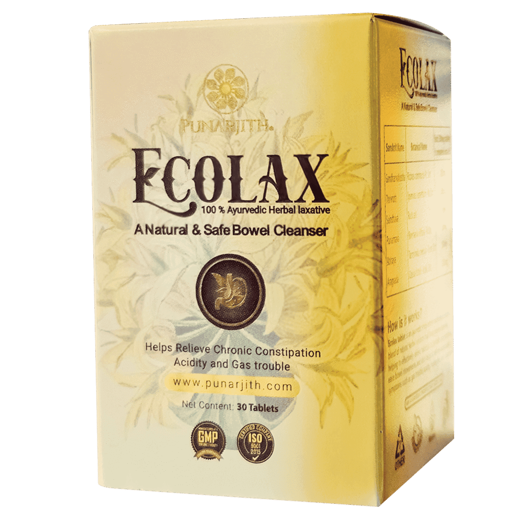 Ecolax Ayurvedic tablet for constipation and bowel regularity