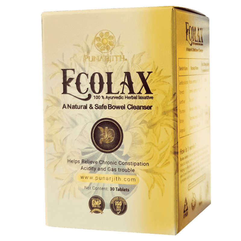 Ecolax Ayurvedic tablet for constipation and bowel regularity